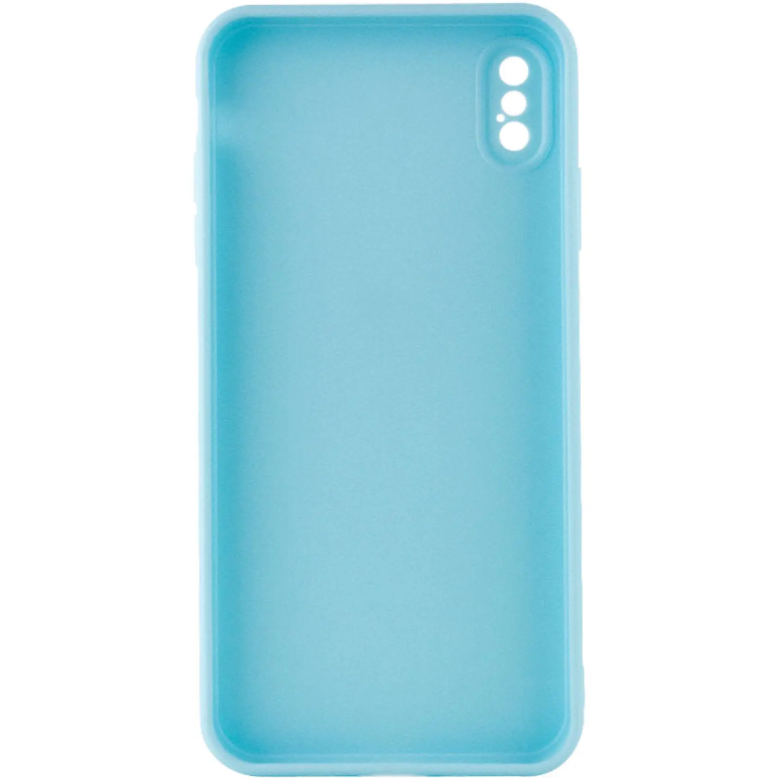 Силіконовий чохол Candy Full Camera для Apple iPhone XS Max (6.5"), Бірюзовий / Turquoise 1, TPU, купити оптом з доставкою