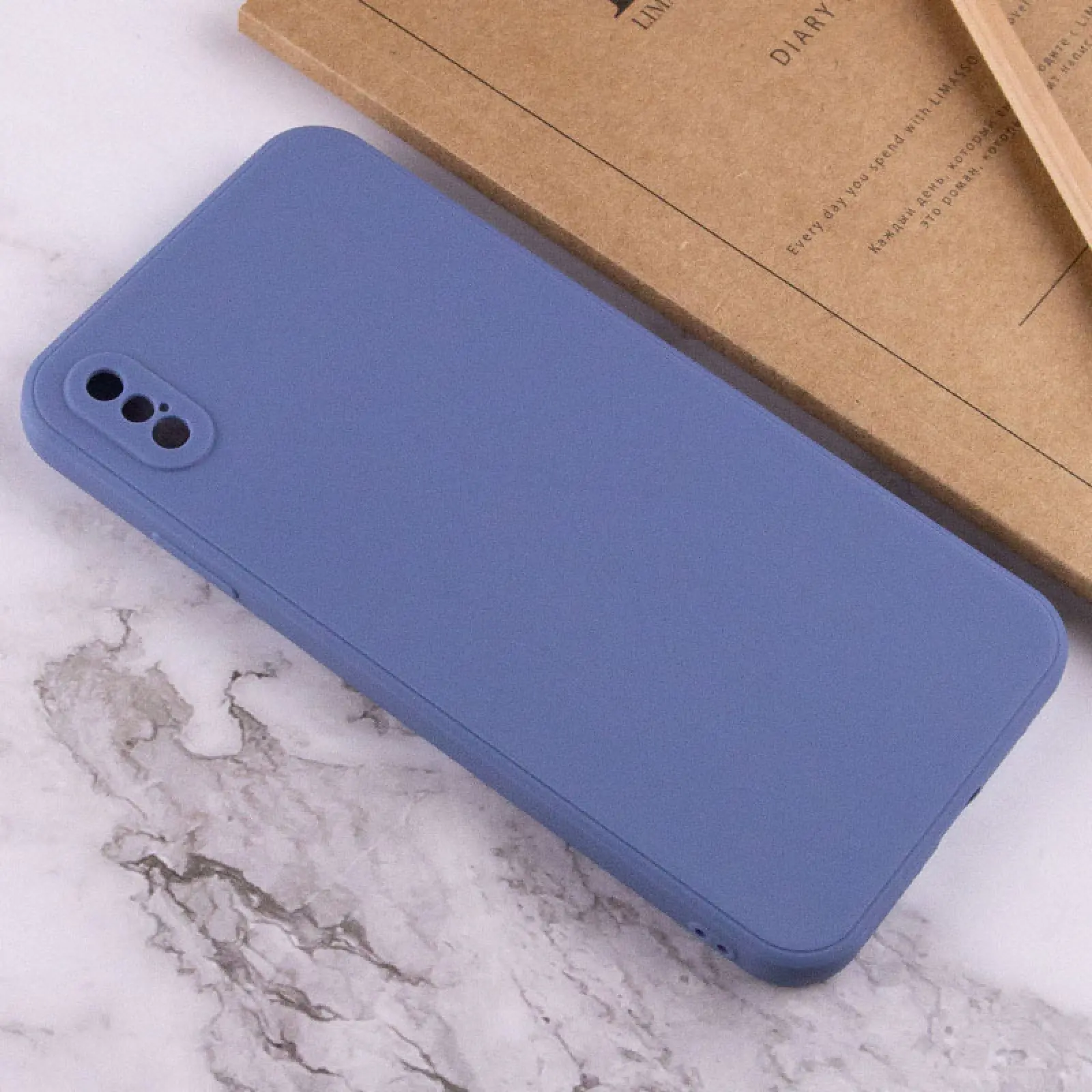 Силіконовий чохол Candy Full Camera для Apple iPhone XS Max (6.5"), Блакитний / Mist blue 3, TPU, купити оптом з доставкою