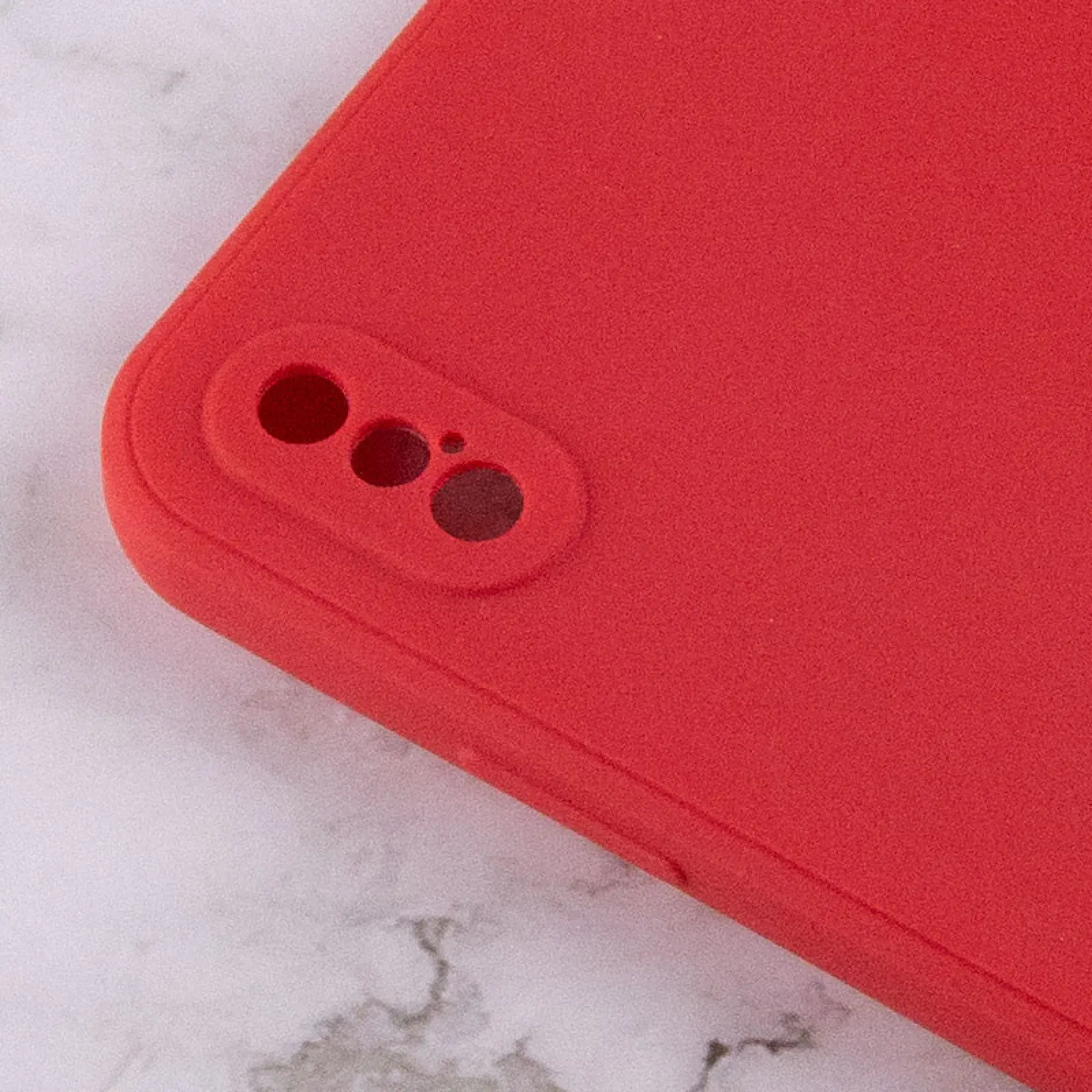 Силіконовий чохол Candy Full Camera для Apple iPhone XS Max (6.5"), Червоний / Camellia 2, TPU, купити оптом з доставкою
