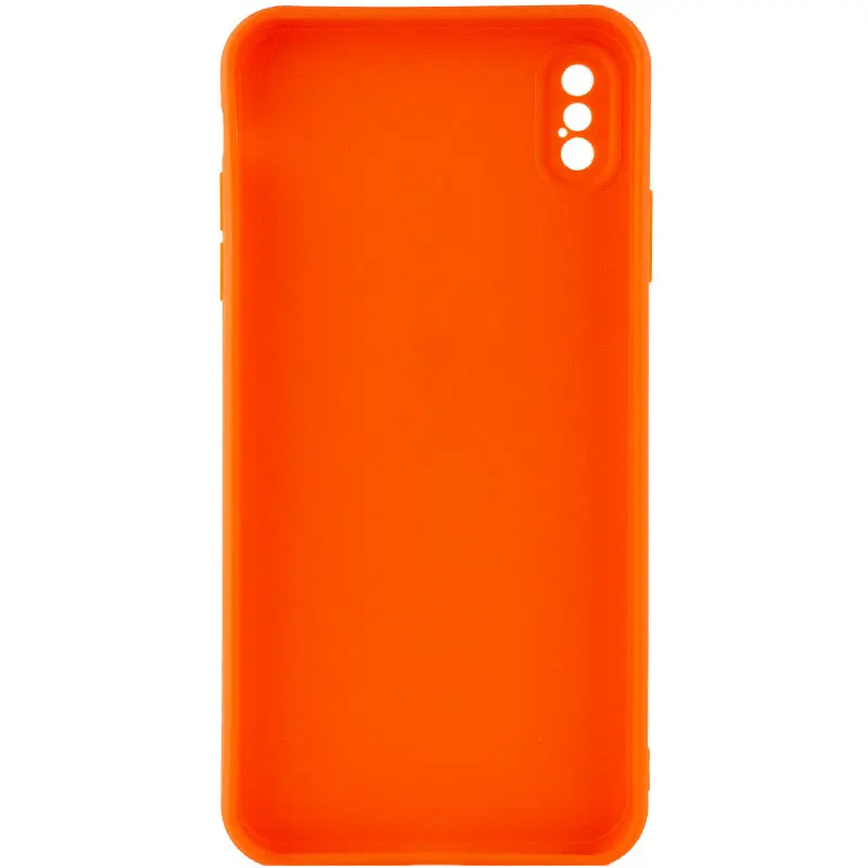 Силіконовий чохол Candy Full Camera для Apple iPhone XS Max (6.5"), Помаранчевий / Orange 1, TPU, купити оптом з доставкою