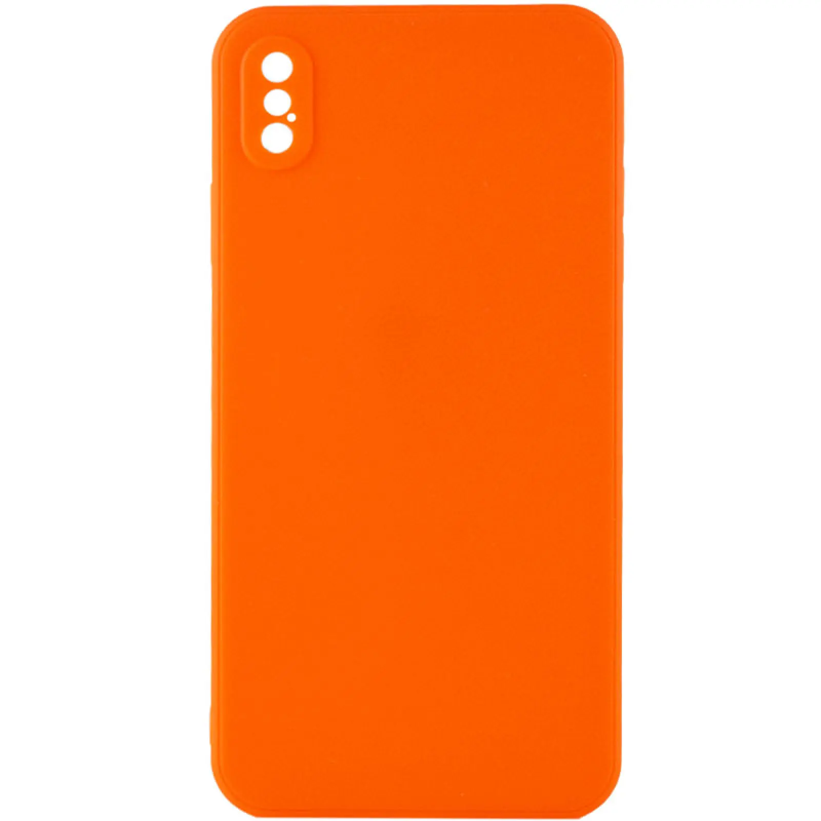 Силіконовий чохол Candy Full Camera для Apple iPhone XS Max (6.5"), Помаранчевий / Orange, TPU, купити оптом з доставкою