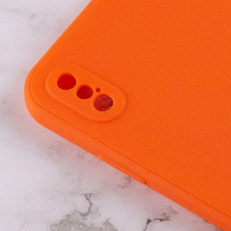 Силіконовий чохол Candy Full Camera для Apple iPhone XS Max (6.5"), Помаранчевий / Orange 2, TPU, купити оптом з доставкою
