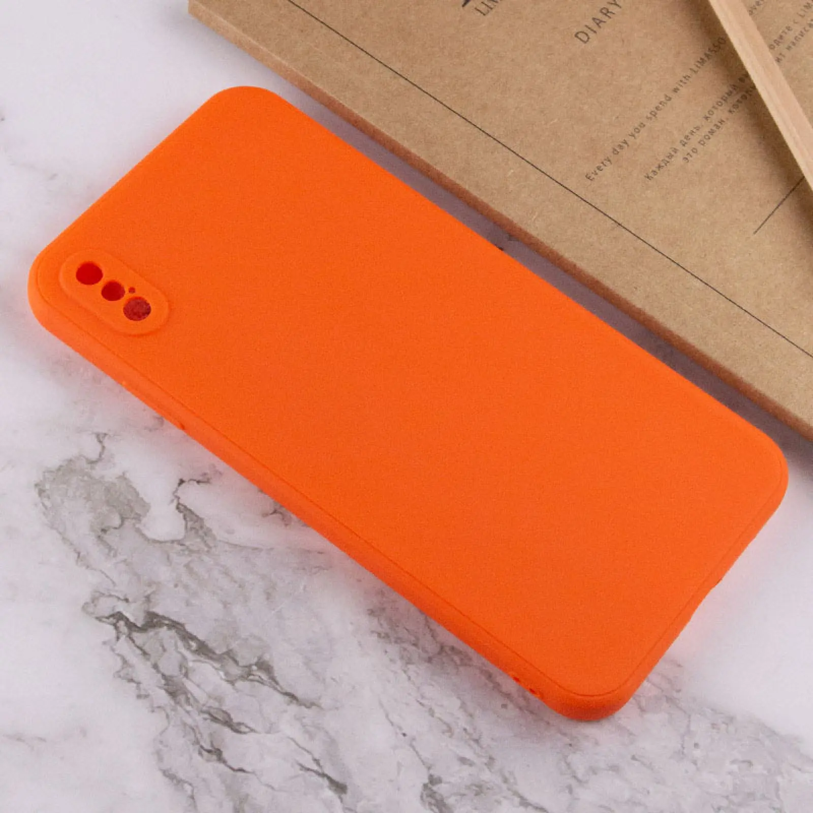 Силіконовий чохол Candy Full Camera для Apple iPhone XS Max (6.5"), Помаранчевий / Orange 3, TPU, купити оптом з доставкою