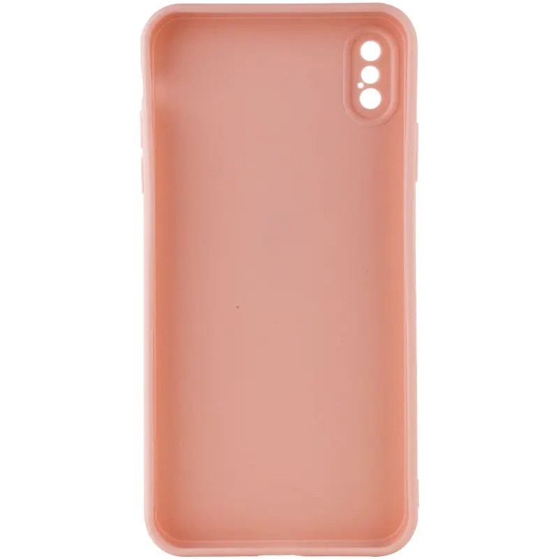 Силіконовий чохол Candy Full Camera для Apple iPhone XS Max (6.5"), Рожевий / Pink Sand 1, TPU, купити оптом з доставкою