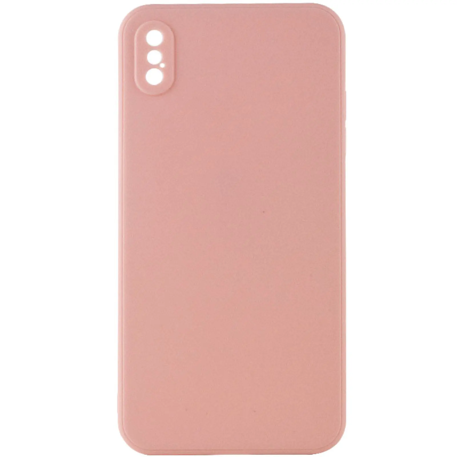 Силіконовий чохол Candy Full Camera для Apple iPhone XS Max (6.5"), Рожевий / Pink Sand, TPU, купити оптом з доставкою