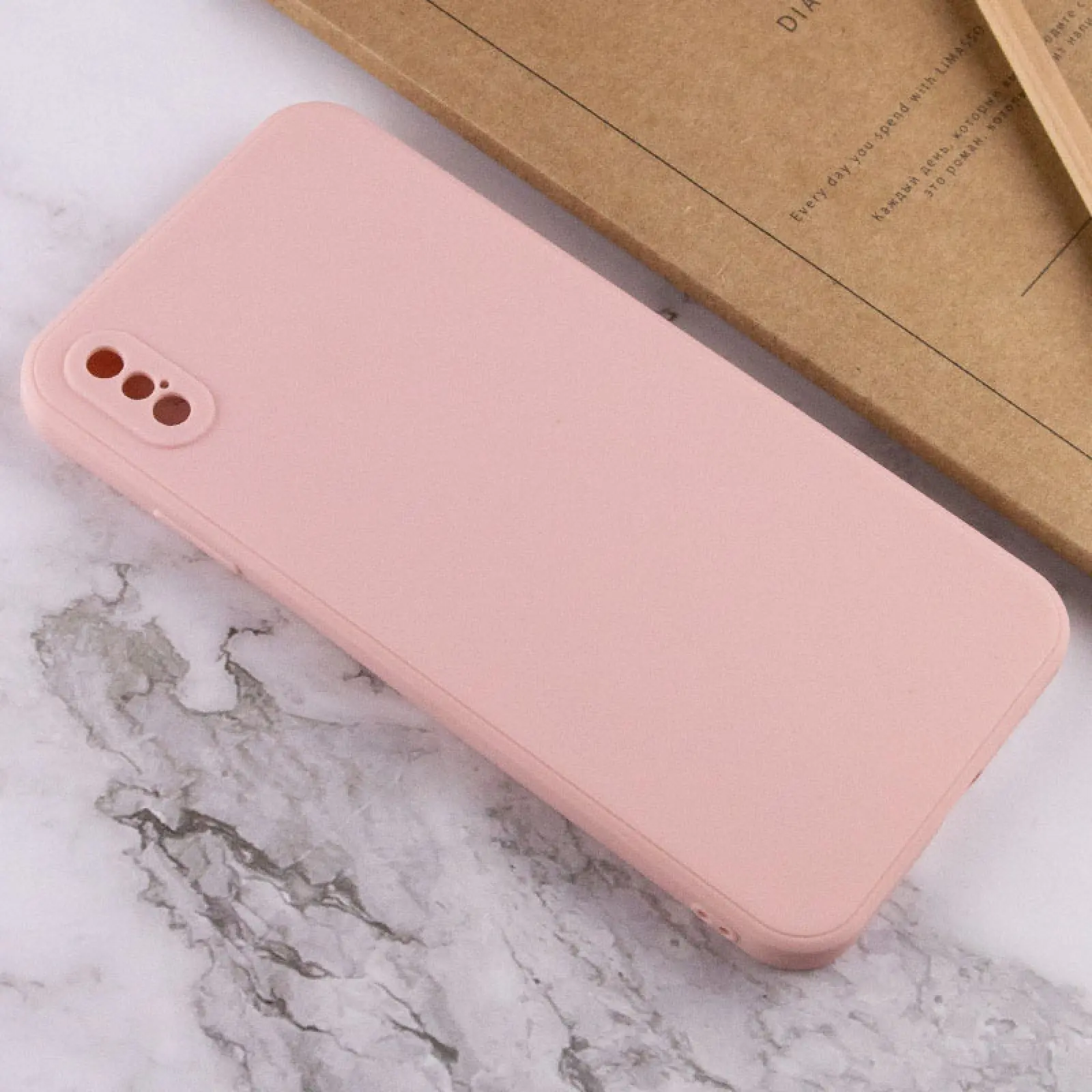 Силіконовий чохол Candy Full Camera для Apple iPhone XS Max (6.5"), Рожевий / Pink Sand 3, TPU, купити оптом з доставкою