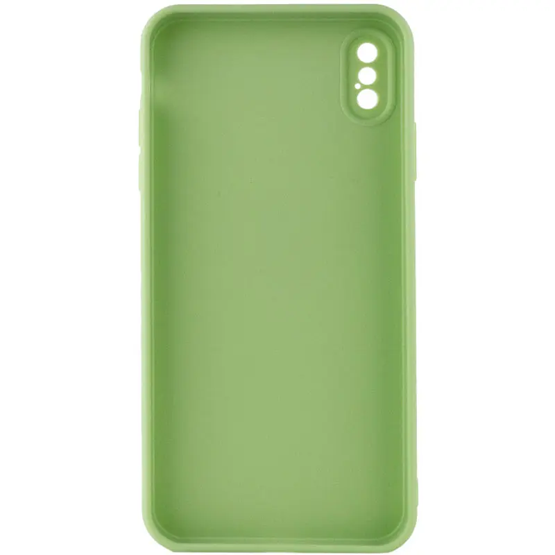 Силіконовий чохол Candy Full Camera для Apple iPhone XS Max (6.5"), Фісташковий 1, TPU, купити оптом з доставкою