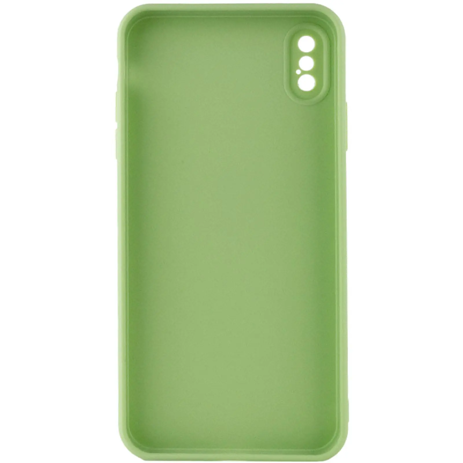 Силіконовий чохол Candy Full Camera для Apple iPhone XS Max (6.5"), Фісташковий 1, TPU, купити оптом з доставкою