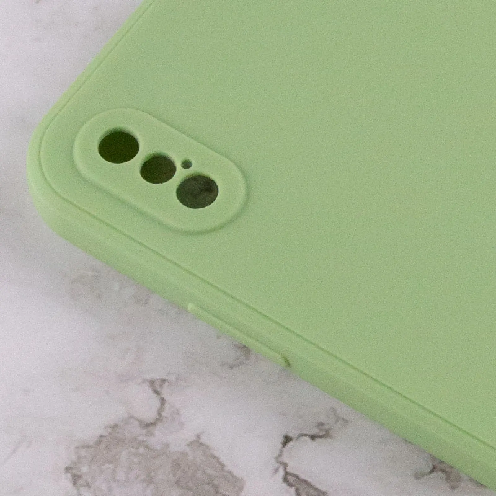 Силіконовий чохол Candy Full Camera для Apple iPhone XS Max (6.5"), Фісташковий 2, TPU, купити оптом з доставкою