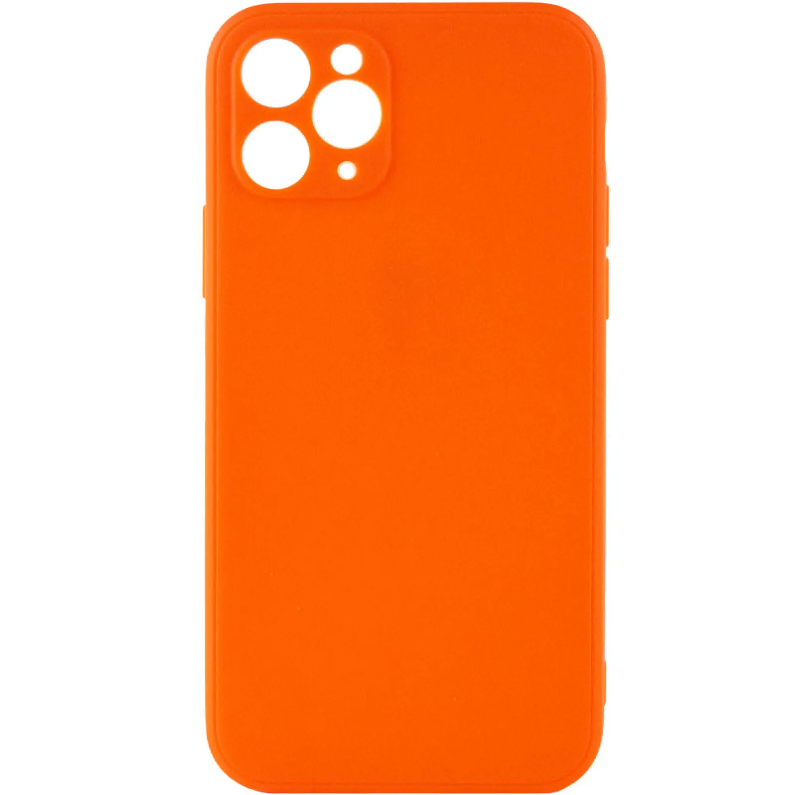Силиконовый чехол Candy Full Camera для Apple iPhone 11 Pro (5.8"), Оранжевый / Orange, TPU, купить оптом с доставкой