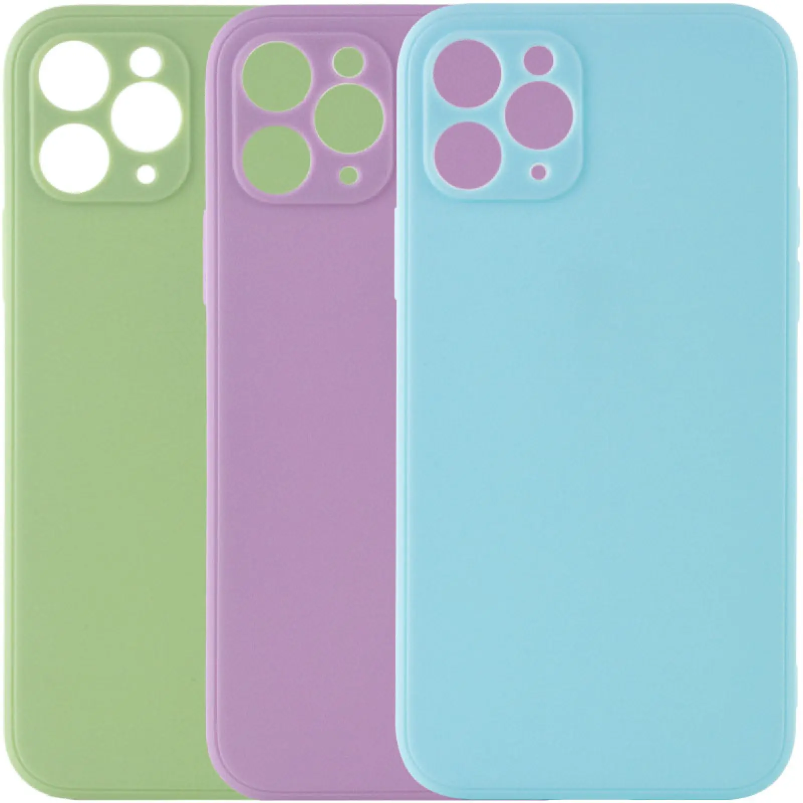 Силиконовый чехол Candy Full Camera для Apple iPhone 11 Pro Max (6.5"), TPU, купить оптом с доставкой