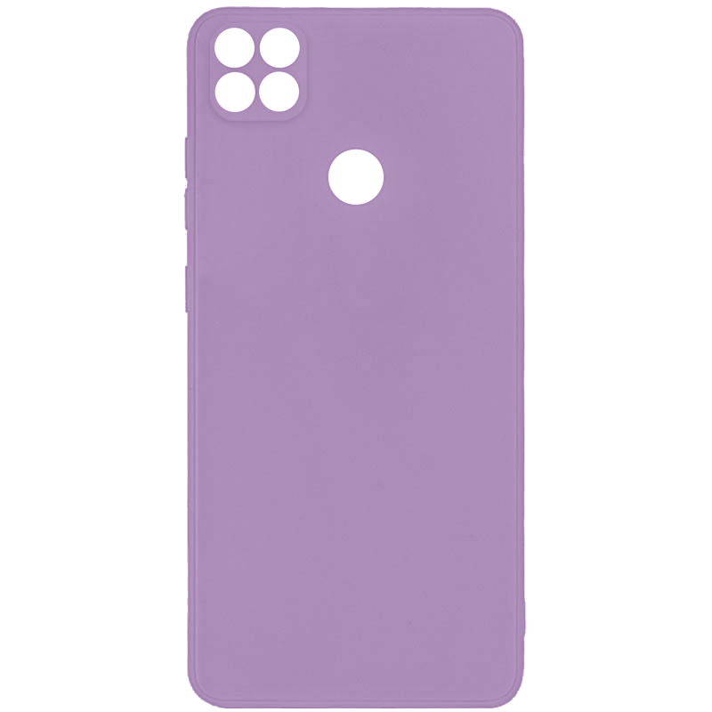 Силіконовий чохол Candy Full Camera для Xiaomi Redmi 9C, Бузковий / Dasheen, TPU, купити оптом з доставкою