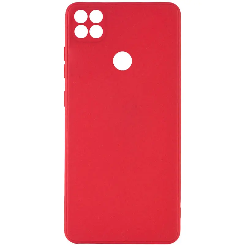 Силиконовый чехол Candy Full Camera для Xiaomi Redmi 9C, Красный / Camellia, TPU, купить оптом с доставкой