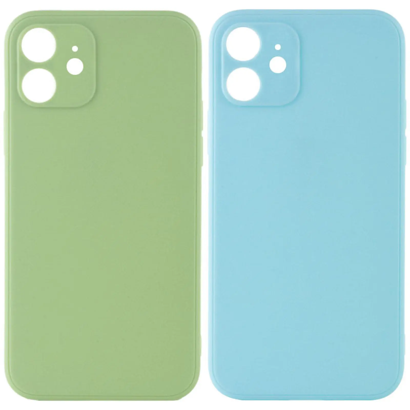 Силіконовий чохол Candy Full Camera для Apple iPhone 12 (6.1"), TPU, купити оптом з доставкою