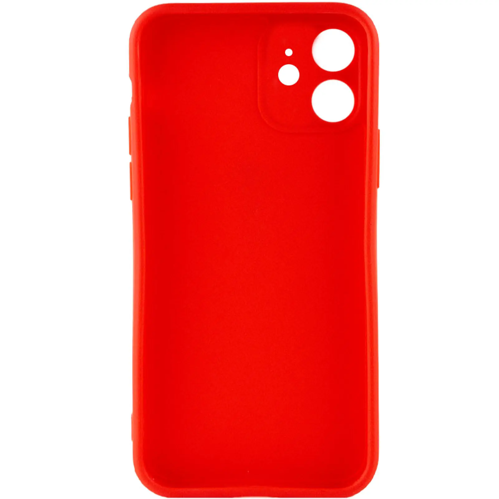 Силіконовий чохол Candy Full Camera для Apple iPhone 12 (6.1"), Червоний / Red 1, TPU, купити оптом з доставкою