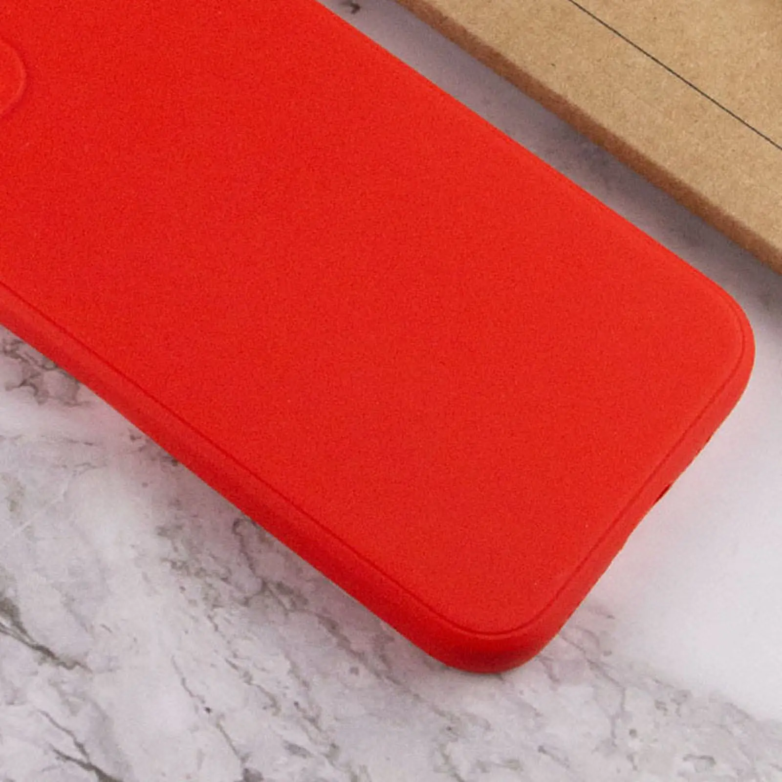 Силиконовый чехол Candy Full Camera для Apple iPhone 12 Pro (6.1"), Красный / Red 2, TPU, купить оптом с доставкой