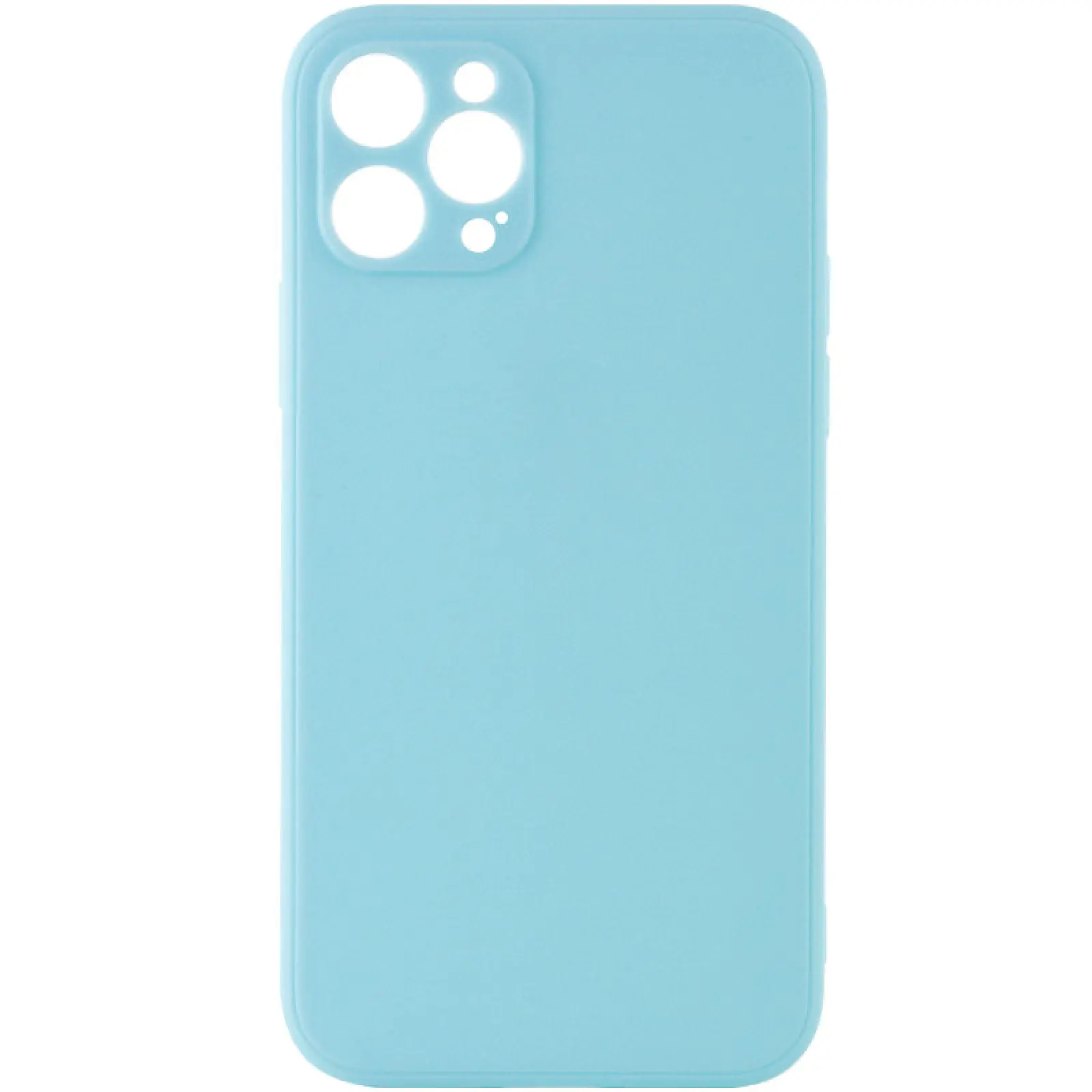 Силиконовый чехол Candy Full Camera для Apple iPhone 12 Pro Max (6.7"), Бирюзовый / Turquoise, TPU, купить оптом с доставкой