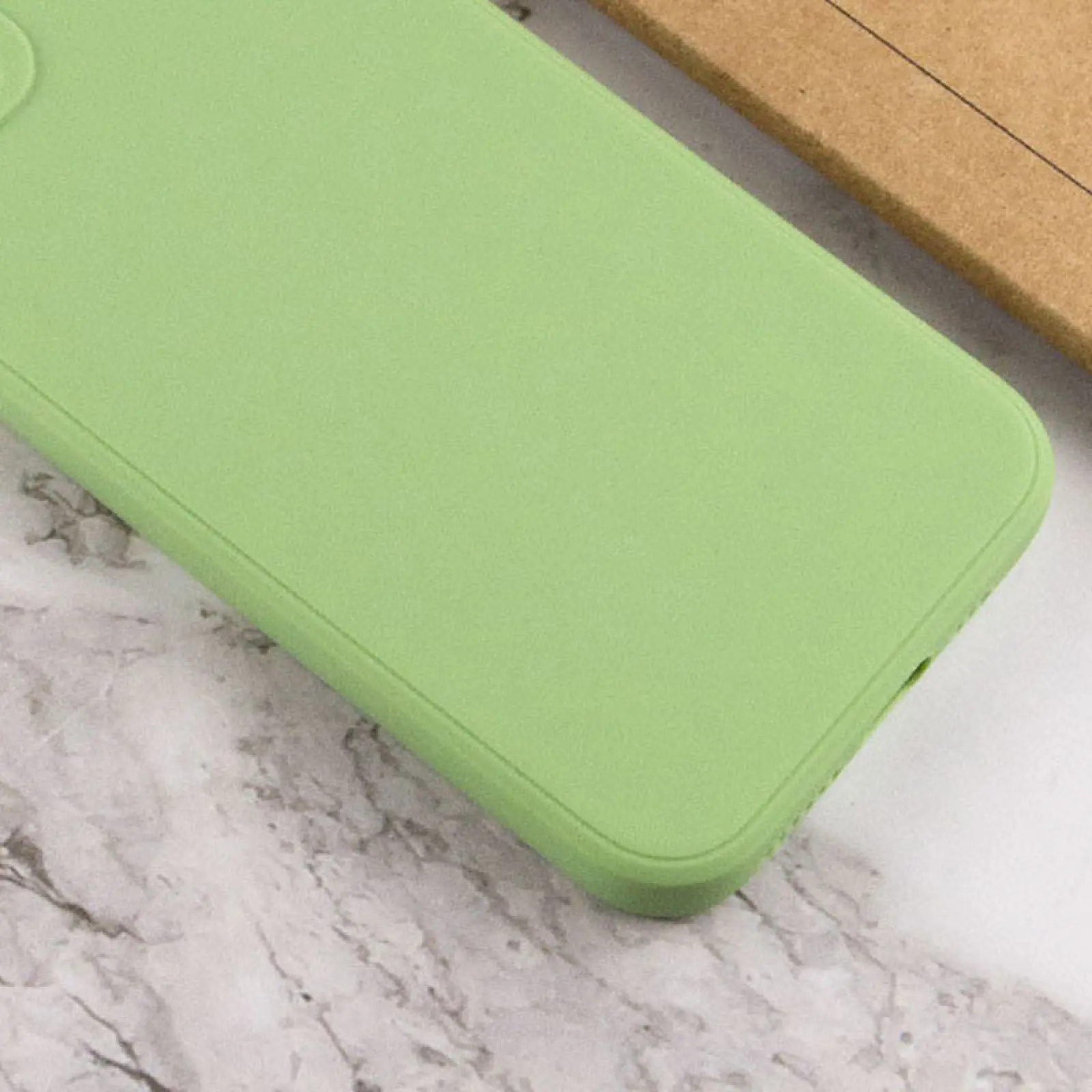 Силиконовый чехол Candy Full Camera для Apple iPhone 12 Pro Max (6.7"), Фисташковый 2, TPU, купить оптом с доставкой