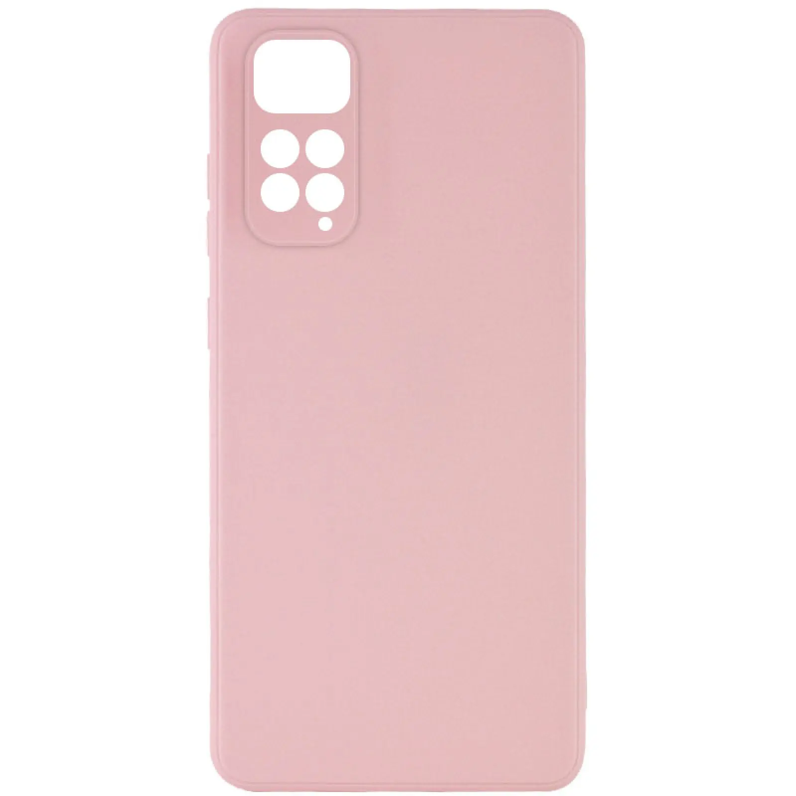 Силиконовый чехол Candy Full Camera для Xiaomi Redmi Note 11 (Global) / Note 11S, Розовый / Pink Sand, TPU, купить оптом с доставкой