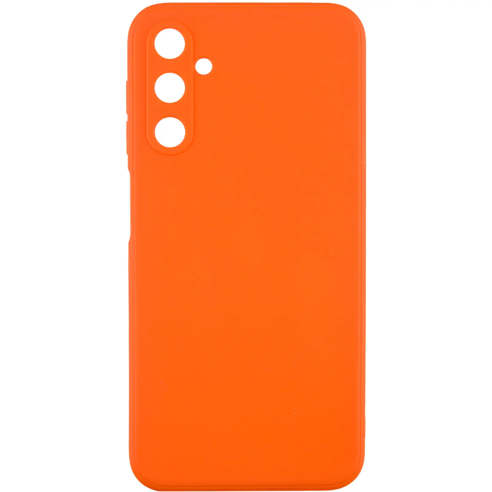 Силиконовый чехол Candy Full Camera для Samsung Galaxy A25 5G, Оранжевый / Orange, TPU, купить оптом с доставкой