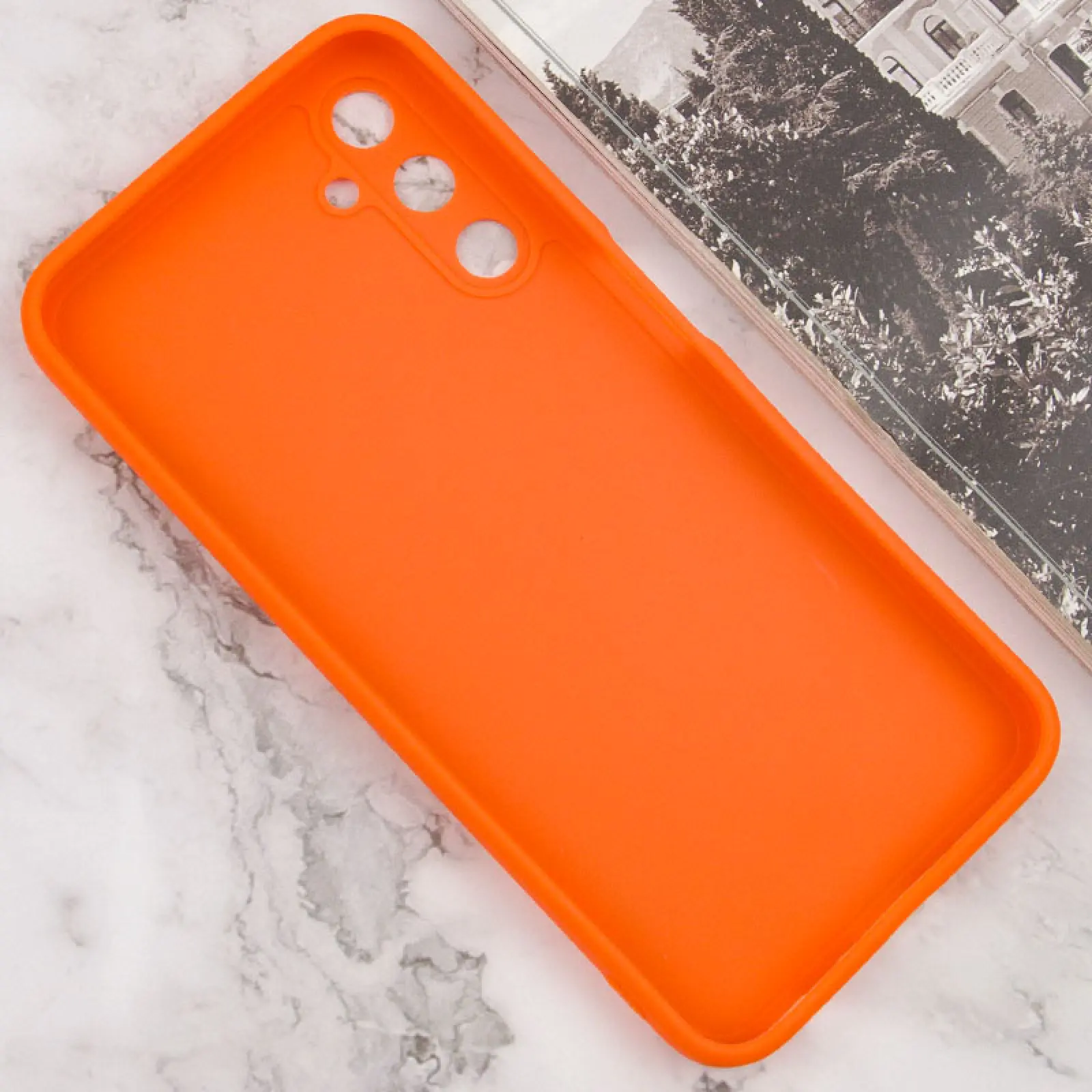 Силиконовый чехол Candy Full Camera для Samsung Galaxy A25 5G, Оранжевый / Orange 2, TPU, купить оптом с доставкой
