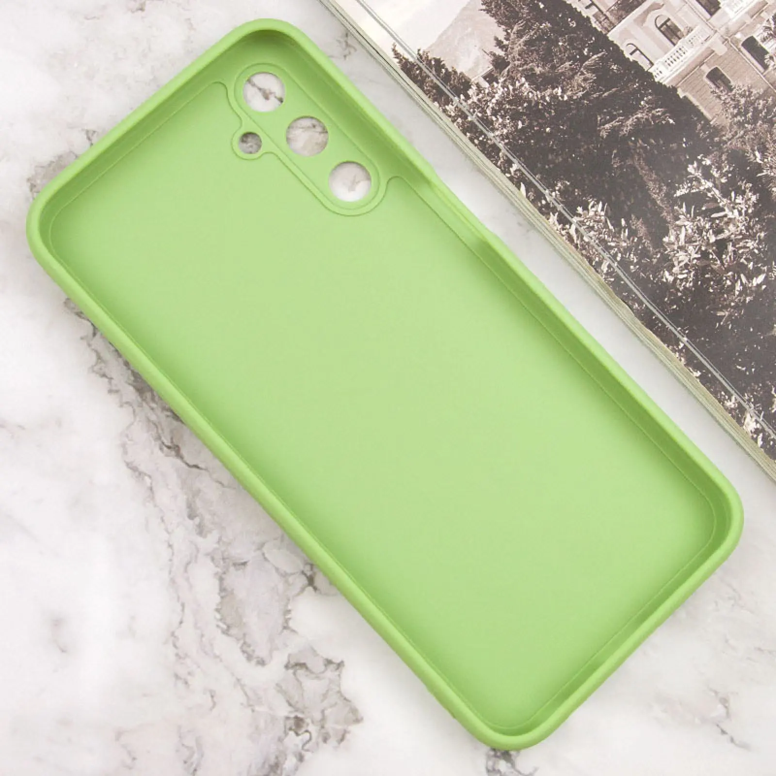 Силиконовый чехол Candy Full Camera для Samsung Galaxy A25 5G, Фисташковый 2, TPU, купить оптом с доставкой