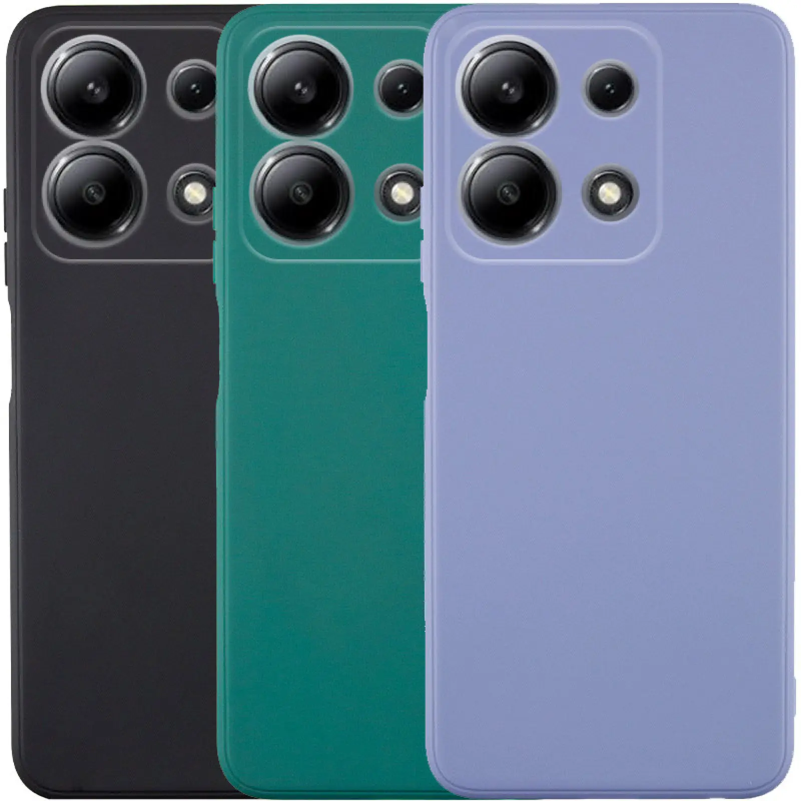 Силіконовий чохол Candy Full Camera для Xiaomi Redmi Note 13 4G, TPU, купити оптом з доставкою