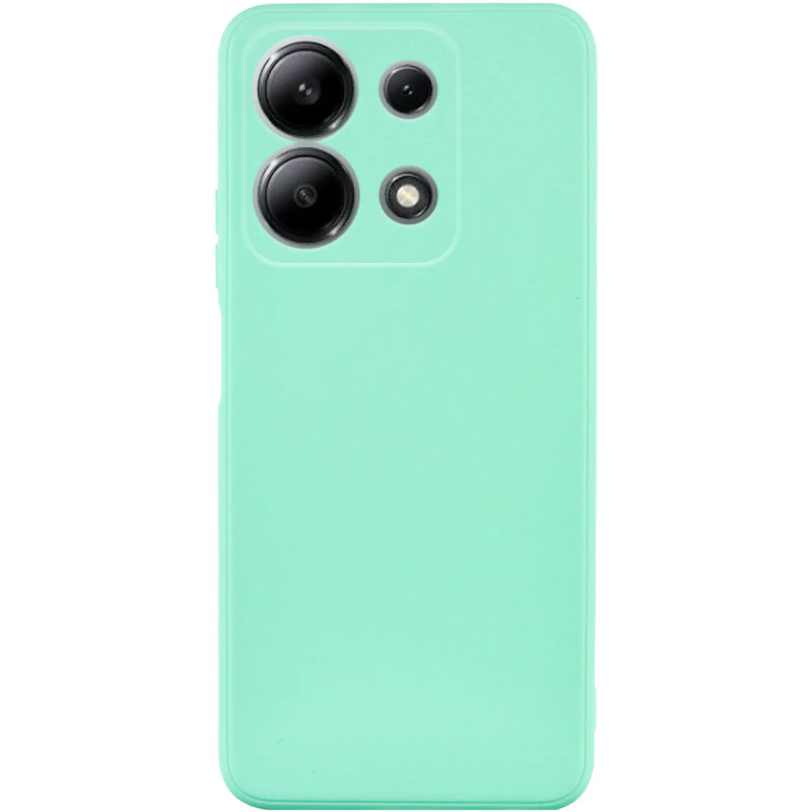 Силіконовий чохол Candy Full Camera для Xiaomi Redmi Note 13 4G, Зелений / Menthol, TPU, купити оптом з доставкою