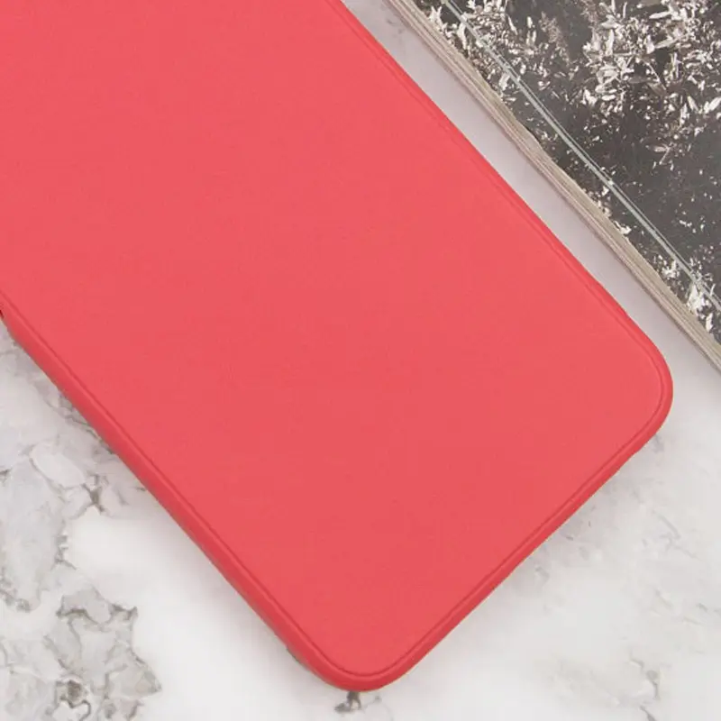 Силіконовий чохол Candy Full Camera для Xiaomi Redmi Note 13 4G, Червоний / Camellia 1, TPU, купити оптом з доставкою