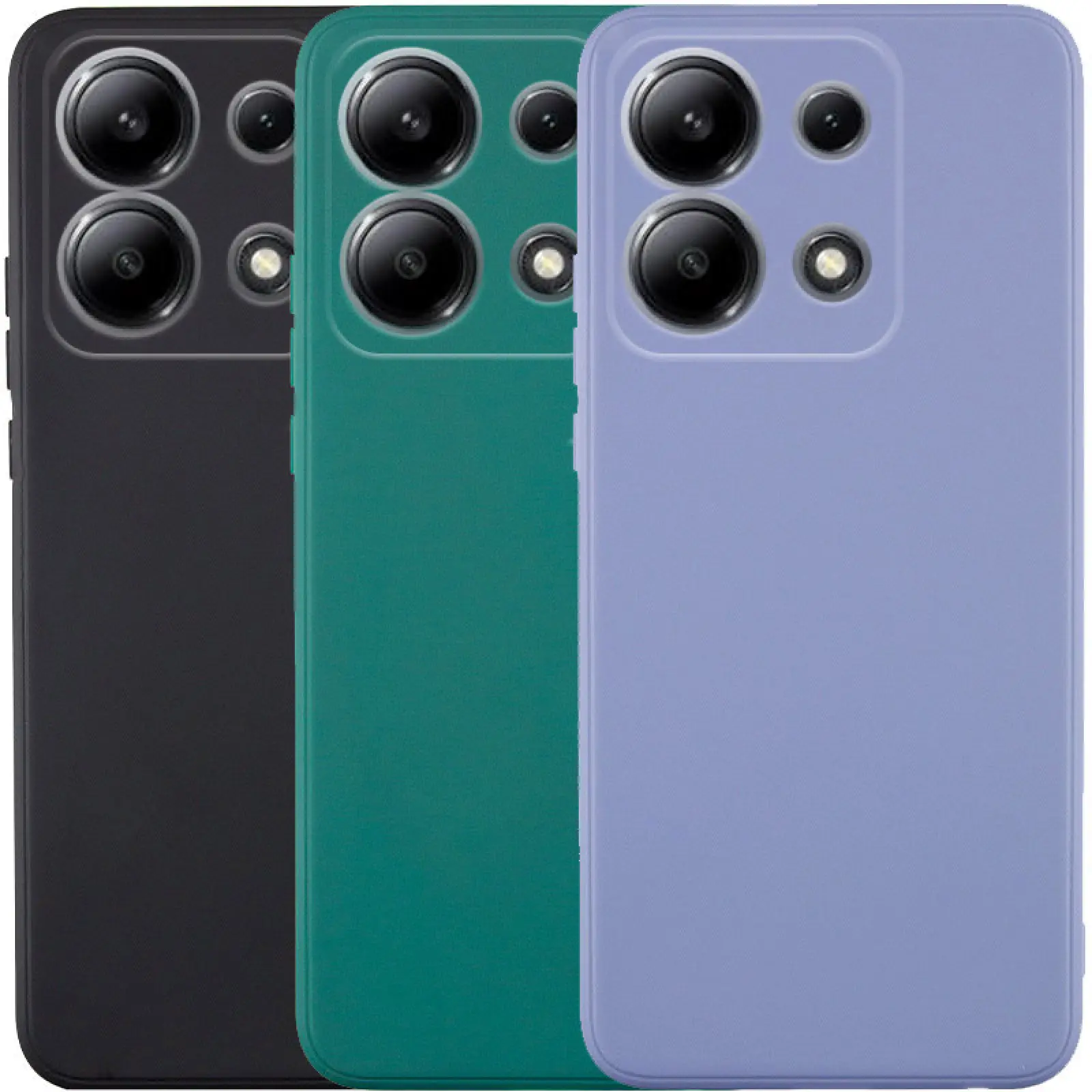 Силиконовый чехол Candy Full Camera для Xiaomi Redmi Note 13 Pro 4G / Poco M6 Pro 4G / Note 14S, TPU, купить оптом с доставкой