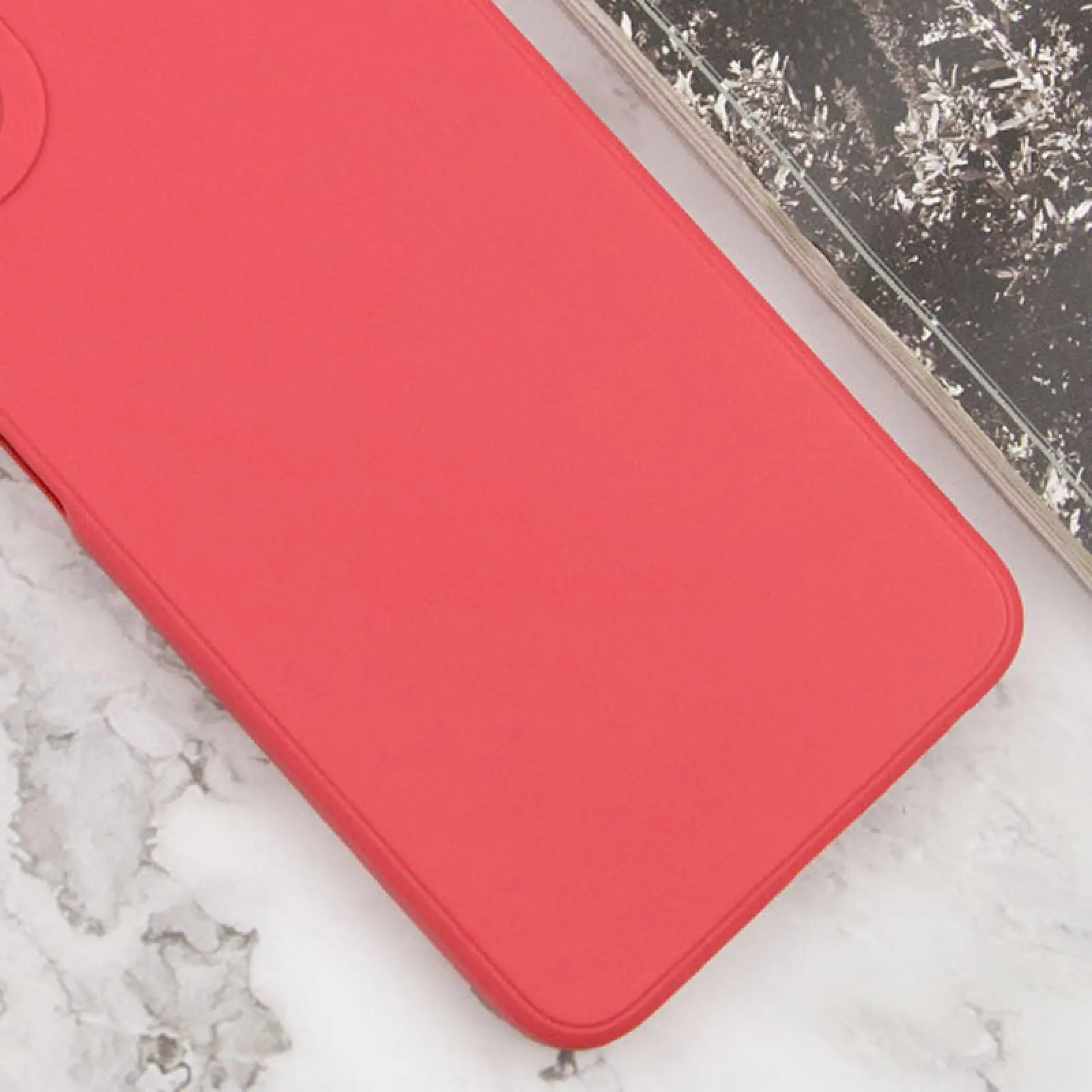 Силиконовый чехол Candy Full Camera для Xiaomi Redmi Note 13 Pro 4G / Poco M6 Pro 4G / Note 14S, Красный / Camellia 1, TPU, купить оптом с доставкой