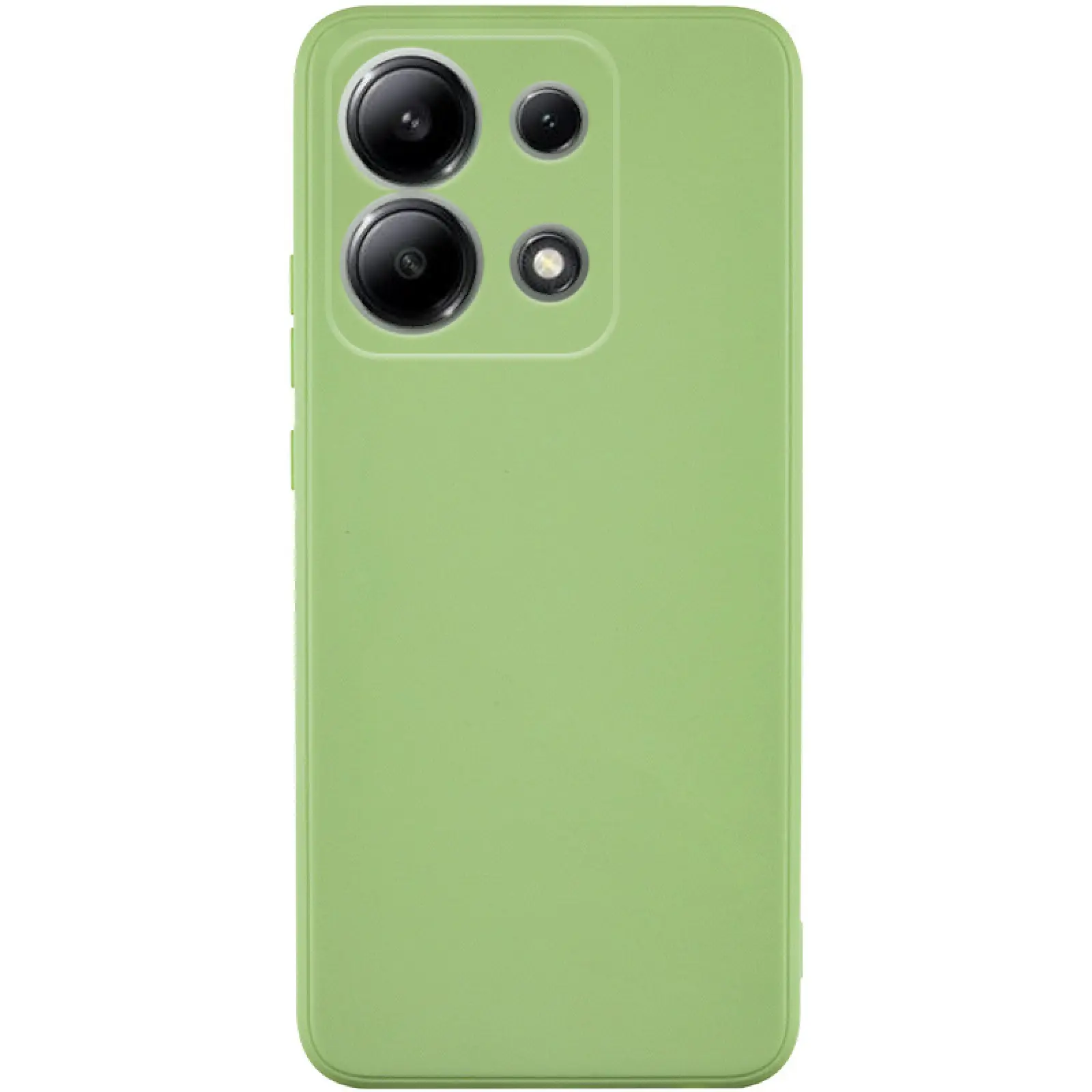 Силиконовый чехол Candy Full Camera для Xiaomi Redmi Note 13 Pro 4G / Poco M6 Pro 4G / Note 14S, Фисташковый, TPU, купить оптом с доставкой