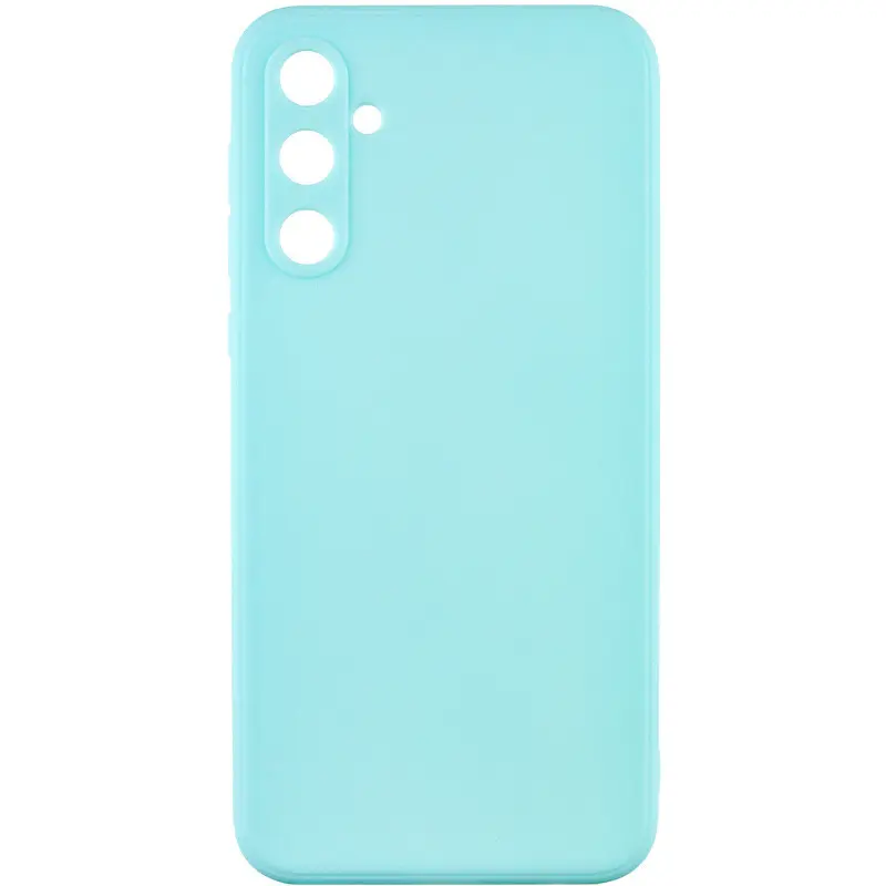 Силиконовый чехол Candy Full Camera для Samsung Galaxy A55, Зеленый / Menthol, TPU, купить оптом с доставкой