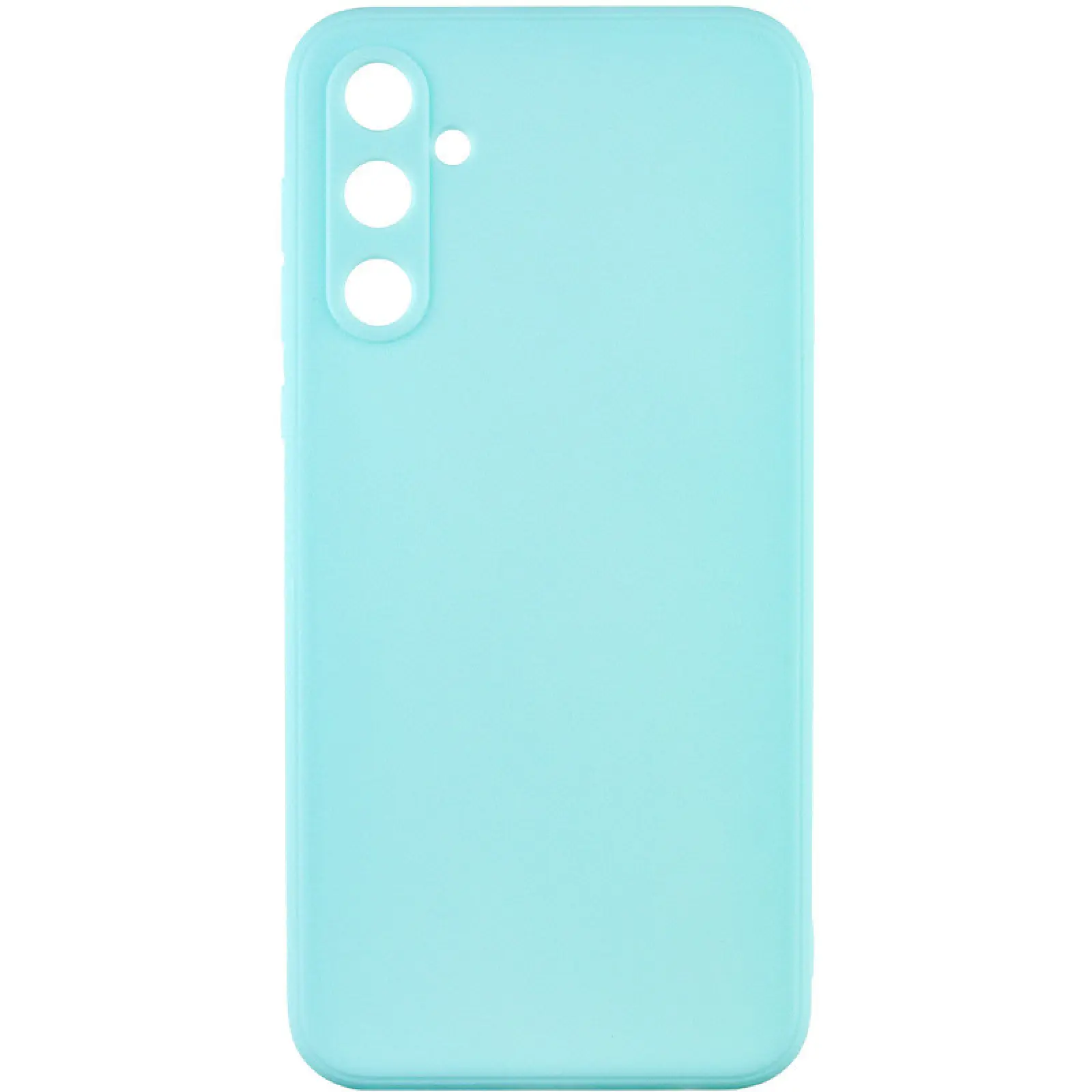 Силиконовый чехол Candy Full Camera для Samsung Galaxy A55, Зеленый / Menthol, TPU, купить оптом с доставкой
