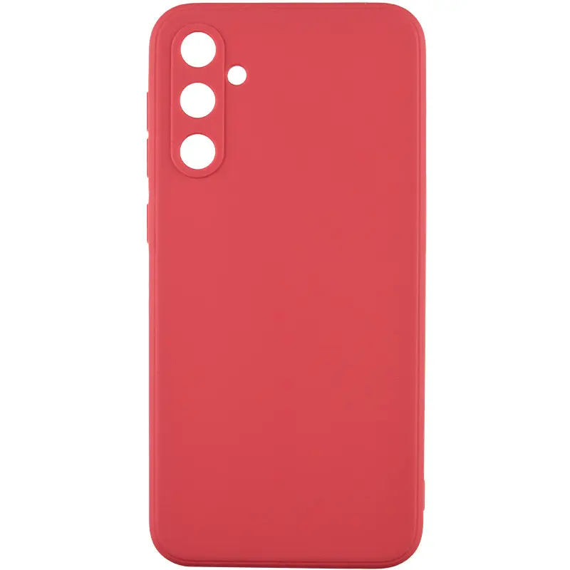 Силиконовый чехол Candy Full Camera для Samsung Galaxy A55, Красный / Camellia, TPU, купить оптом с доставкой