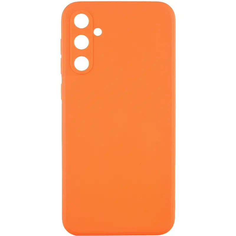 Силиконовый чехол Candy Full Camera для Samsung Galaxy A55, Оранжевый / Orange, TPU, купить оптом с доставкой