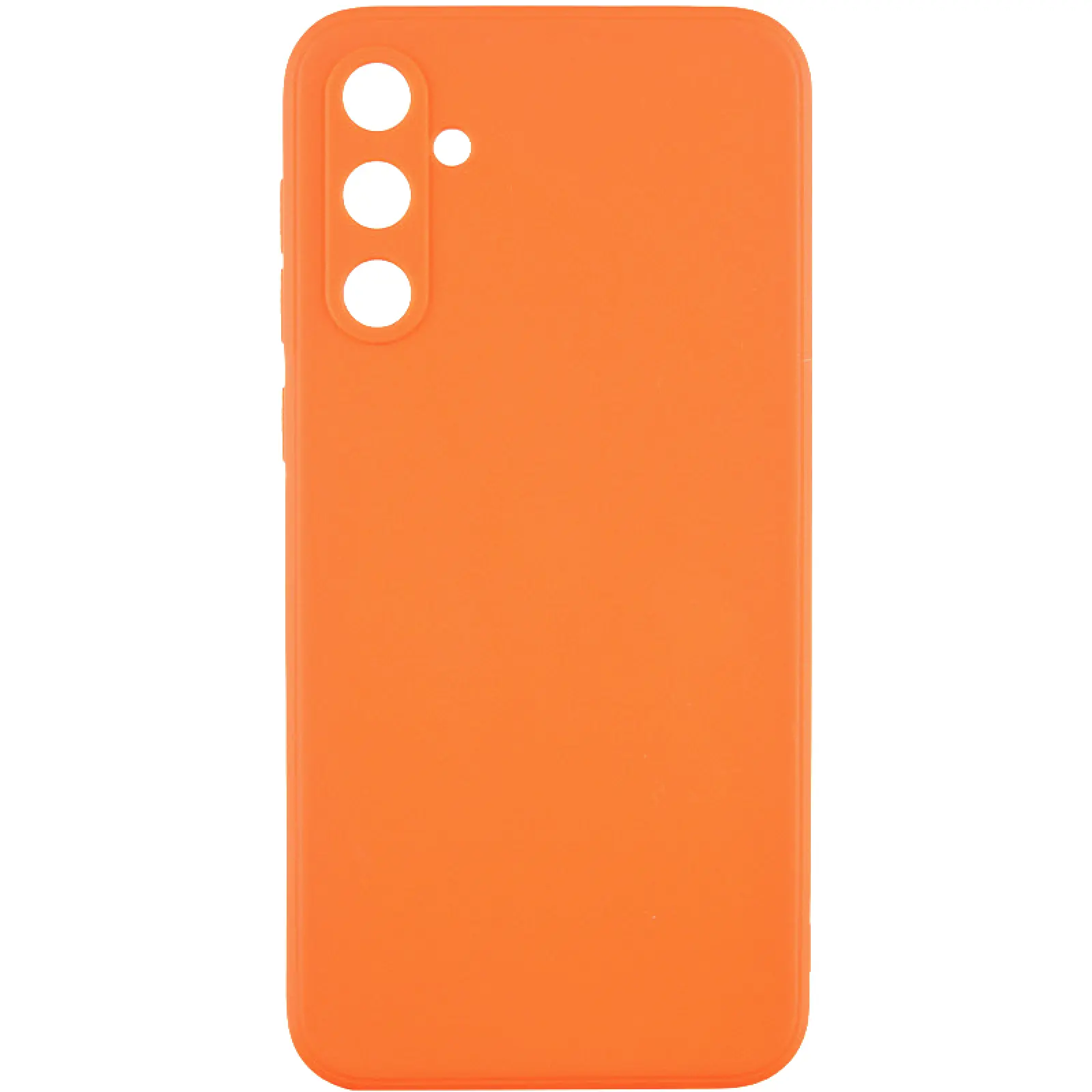 Силиконовый чехол Candy Full Camera для Samsung Galaxy A55, Оранжевый / Orange, TPU, купить оптом с доставкой