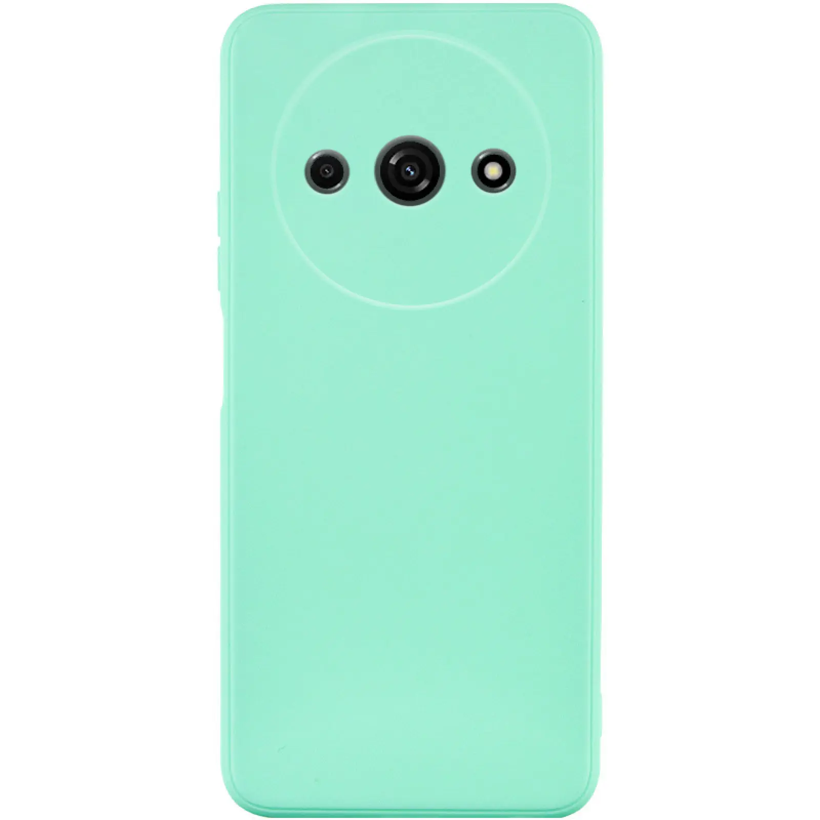 Силіконовий чохол Candy Full Camera для Xiaomi Redmi A3, Зелений / Menthol, TPU, купити оптом з доставкою