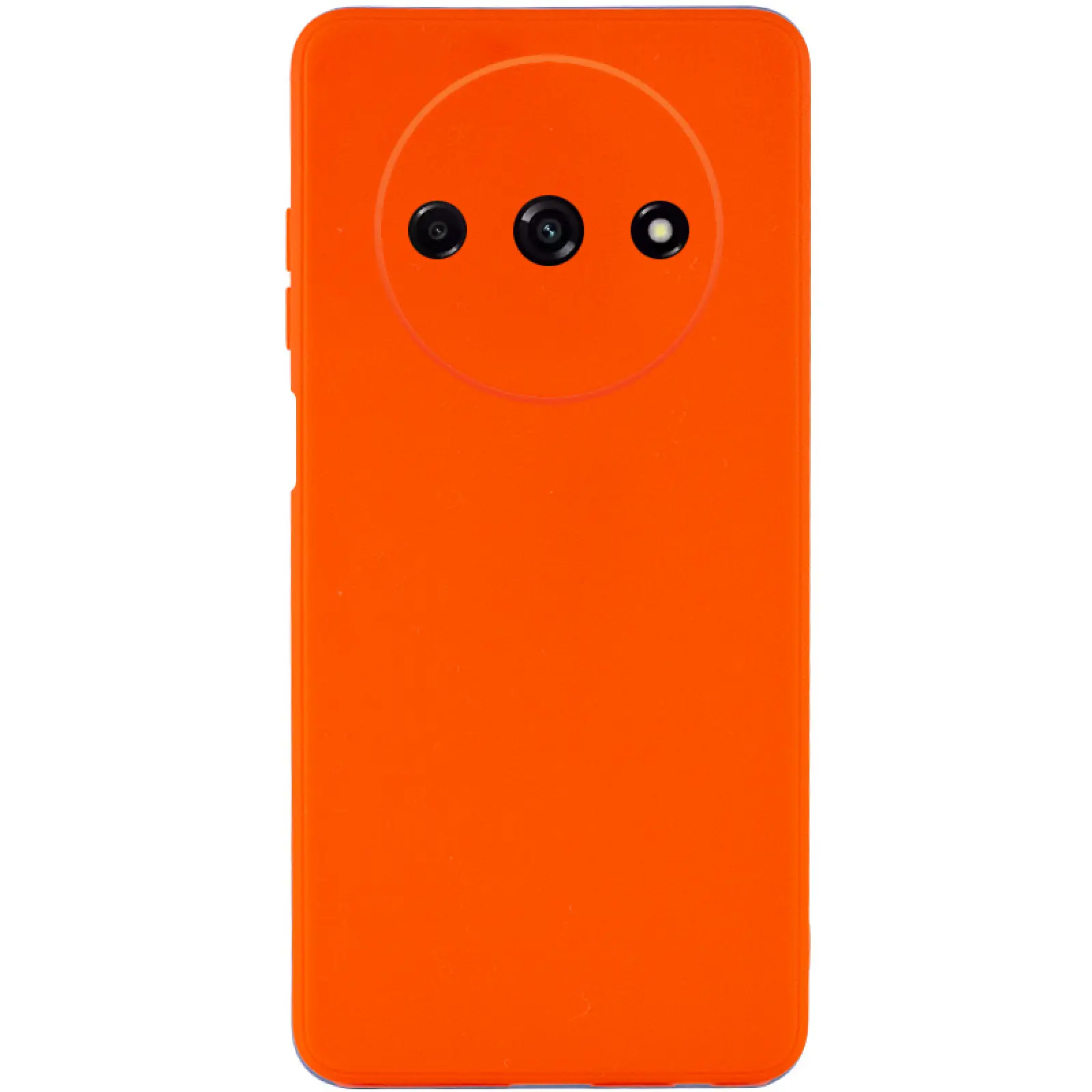 Силіконовий чохол Candy Full Camera для Xiaomi Redmi A3, Помаранчевий / Orange, TPU, купити оптом з доставкою