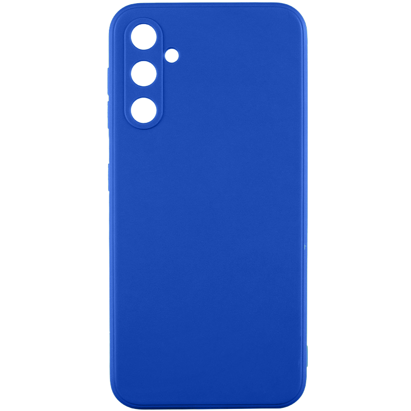 Силіконовий чохол Candy Full Camera для Samsung Galaxy A56 5G, Синій / Dark Blue, TPU, купити оптом з доставкою
