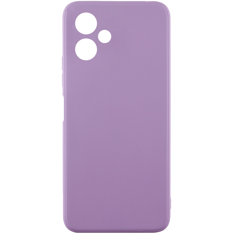 Силіконовий чохол Candy Full Camera для Samsung Galaxy A08 / A07, Бузковий / Dasheen, TPU, купити оптом з доставкою