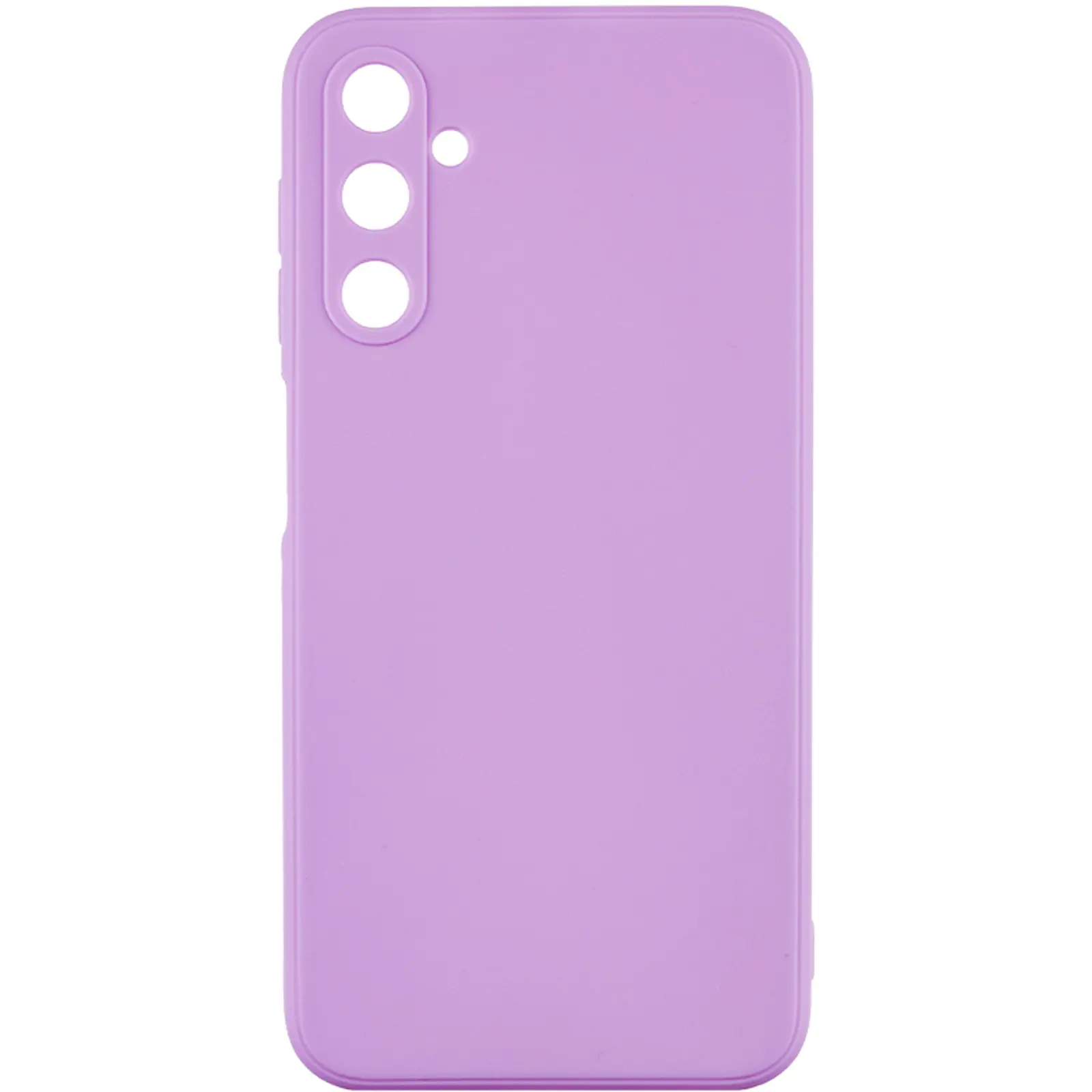 Силіконовий чохол Candy Full Camera для Samsung Galaxy A37 5G, Бузковий / Dasheen, TPU, купити оптом з доставкою