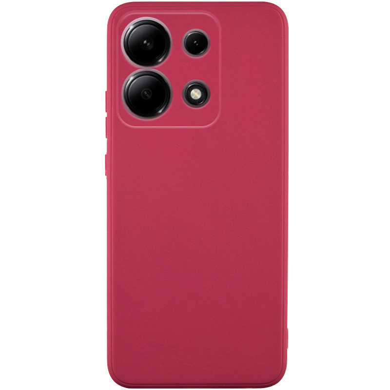 Силиконовый чехол Candy Full Camera для Xiaomi Redmi 15C (Global) / Poco C85 (Global), Бордовый / Burgundy, TPU, купить оптом с доставкой