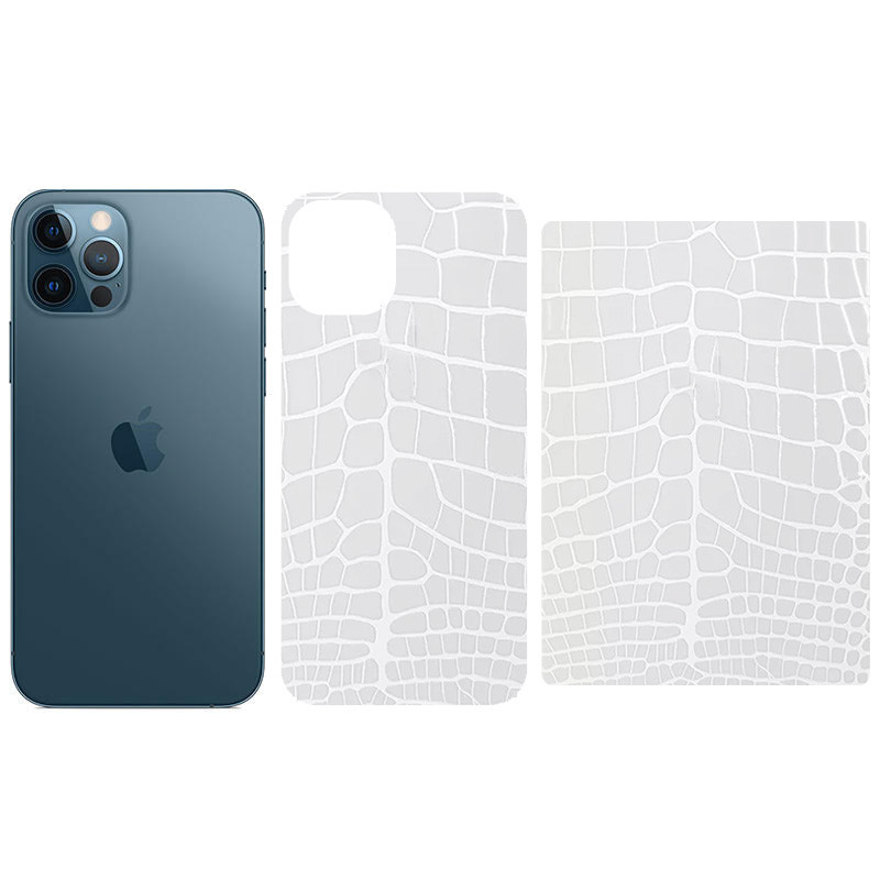 Защитная пленка SKLO Back (тыл) Transp. (тех.пак) для Apple iPhone 14 Plus (6.7"), Прозрачный / Croco, Бронированная пленка, купить оптом с доставкой