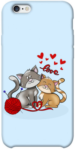 Чехол itsPrint Два кота Love для Apple iPhone 6/6s plus (5.5")