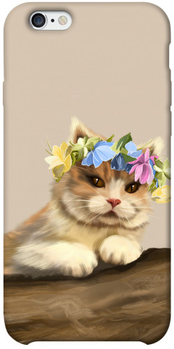 Чохол itsPrint Cat in flowers для Apple iPhone 6/6s plus (5.5")