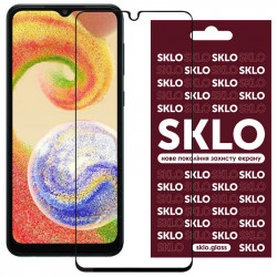Захисне скло SKLO 3D (full glue) для Samsung Galaxy A04 / A04s / A04e