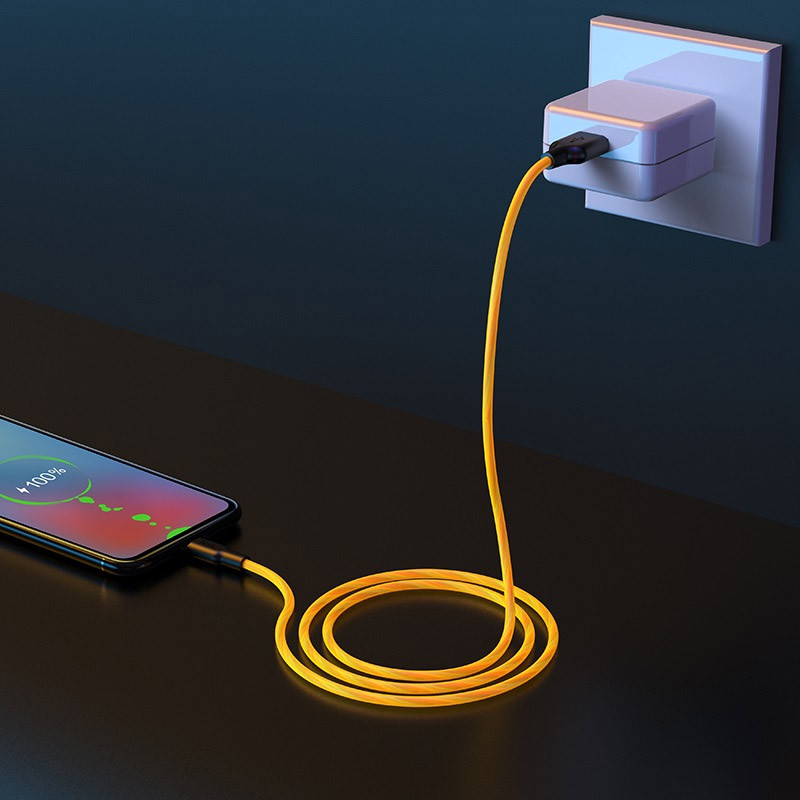 Дата кабель Hoco X21 Plus Silicone MicroUSB Cable (1m) на картинке №6