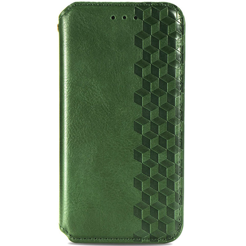 Кожаный чехол-книжка GETMAN Cubic (PU) для Samsung Galaxy A13 4G, Зеленый, Искусственная кожа, купить оптом с доставкой