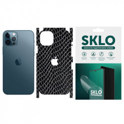 Защитная пленка SKLO Back (тыл+грани+лого) Snake для Apple iPhone XR (6.1")